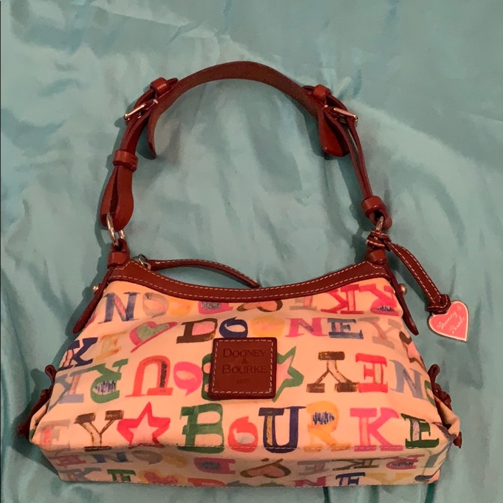 Dooney & Bourke Off-white Colorful Letter handbag
